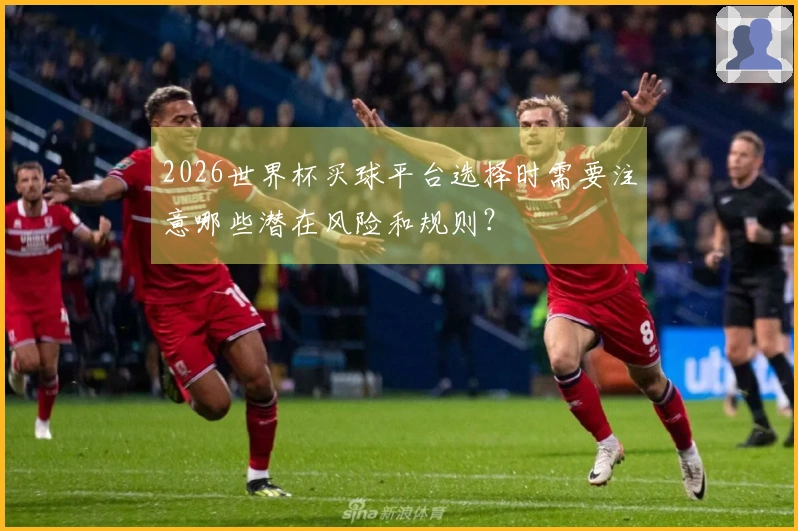 2026世界杯买球平台选择时需要注意哪些潜在风险和规则？
