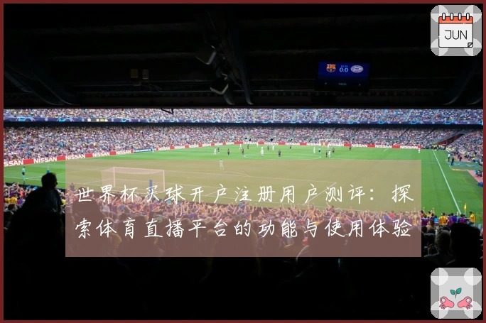 世界杯买球开户注册用户测评:探索体育直播平台的功能与使用体验